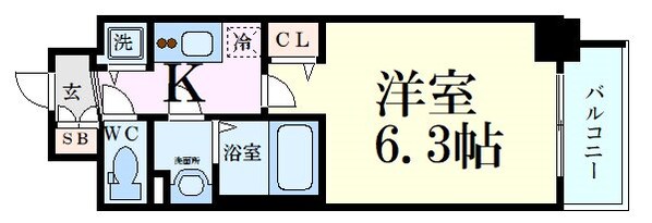 東三国駅 徒歩9分 4階の物件間取画像